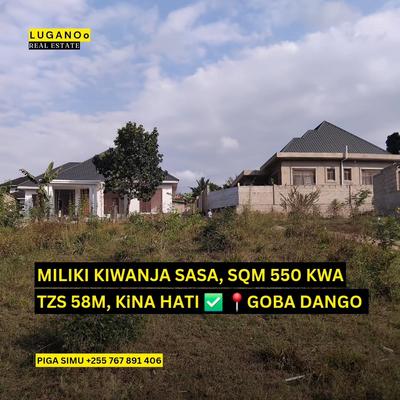 Residential Plot for Sale in Goba Dangote, Dar Es Salaam (550 sqm) Residential Plot for Sale in Goba Dangote, Dar Es Salaam (550 sqm)