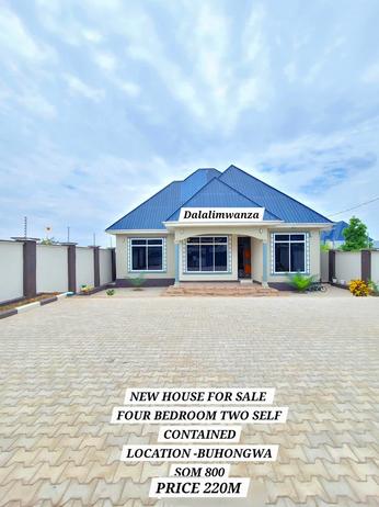 4 Bedrooms House for Sale in Buhongwa, Mwanza (800 sqm)