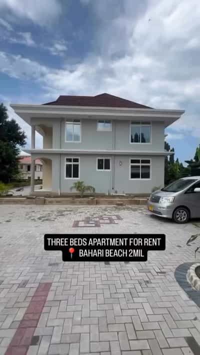 Apartment ya vyumba vitatu inapangishwa BAHARI BEACH, Dar Es Salaam