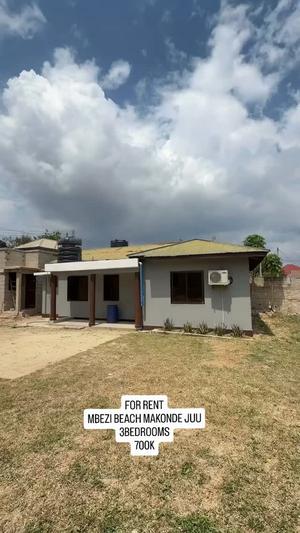 Nyumba ya vyumba vitatu inapangishwa Mbezi Beach Makonde, Dar Es Salaam