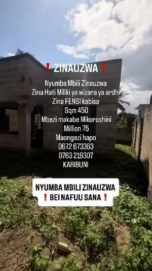 Nyumba inauzwa Mbezi Makabe Mikoroshini, Dar Es Salaam Nyumba inauzwa Mbezi Makabe Mikoroshini, Dar Es Salaam