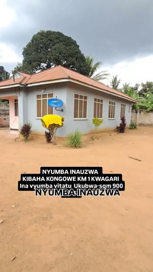 Nyumba ya vyumba vitatu inauzwa Kibaha Kongowe, Pwani (900 sqm) Nyumba ya vyumba vitatu inauzwa Kibaha Kongowe, Pwani (900 sqm)