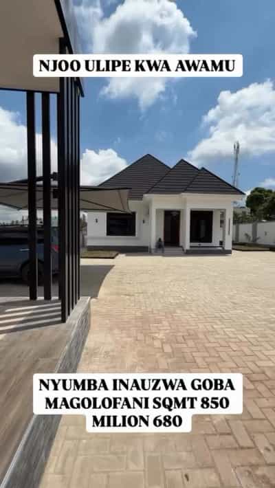 Nyumba ya vyumba vitano inauzwa Goba Lastanza, Dar Es Salaam (850 sqm)