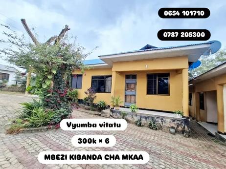 Apartment ya vyumba vitatu inapangishwa Mbezi Kibanda Cha Mkaa, Dar Es Salaam