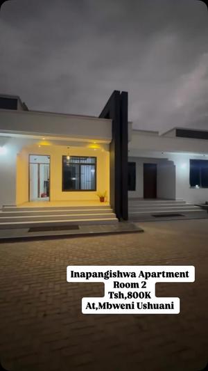Nyumba/Apartment ya vyumba viwili inapangishwa Mbweni Ushuani, Dar Es Salaam Nyumba/Apartment ya vyumba viwili inapangishwa Mbweni Ushuani, Dar Es Salaam