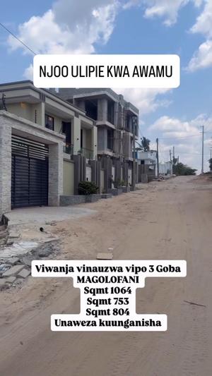 Residential/Commercial Plot for Sale in Goba Magolofani, Dar Es Salaam (753 sqm) Residential/Commercial Plot for Sale in Goba Magolofani, Dar Es Salaam (753 sqm)