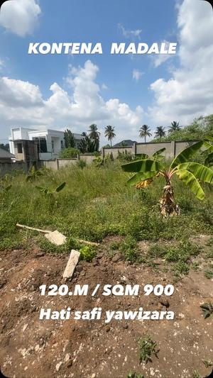 Residential Plot for Sale in Madale Kontena, Dar Es Salaam (900 sqm) Residential Plot for Sale in Madale Kontena, Dar Es Salaam (900 sqm)