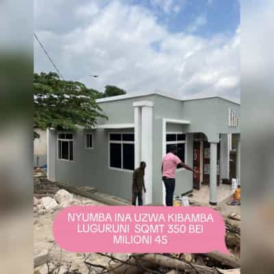 Nyumba ya vyumba viwili inauzwa Kibamba Luguruni, Dar Es Salaam (350 sqm)