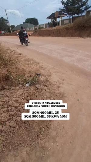 Viwanja vinauzwa Kibamba Shule Hondogo, Dar Es Salaam sqm 400 Viwanja vinauzwa Kibamba Shule Hondogo, Dar Es Salaam sqm 400