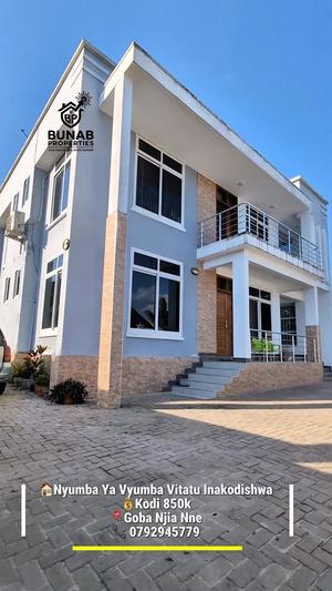 Nyumba ya vyumba vitatu inapangishwa Goba Njia Nne, Dar Es Salaam