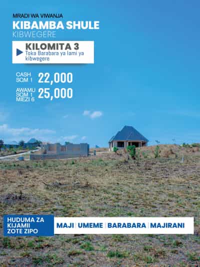 Viwanja vinauzwa Kibamba Shule Kibwegere, Dar Es Salaam