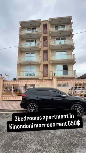Apartment ya vyumba vitatu inapangishwa Kinondoni Morocco, Dar Es Salaam Apartment ya vyumba vitatu inapangishwa Kinondoni Morocco, Dar Es Salaam