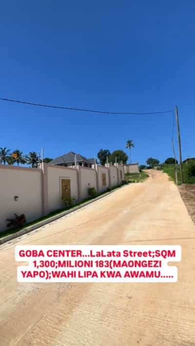 Kiwanja kinauzwa Goba Center, Dar Es Salaam (1300 sqm) Kiwanja kinauzwa Goba Center, Dar Es Salaam (1300 sqm)