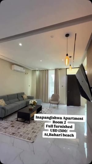 Apartment (Furnished) ya vyumba viwili inapangishwa Bahari Beach, Dar Es Salaam