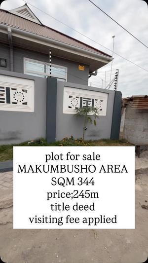 Kiwanja kinauzwa Makumbusho Area, Dar Es Salaam (344 sqm) Kiwanja kinauzwa Makumbusho Area, Dar Es Salaam (344 sqm)