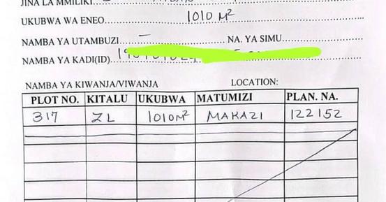 Residential Plot for Sale in Michese, Dodoma (1010 sqm)