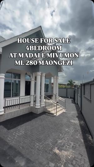 Nyumba ya vyumba vinne inauzwa Madale Mivumoni, Dar Es Salaam (500 sqm) Nyumba ya vyumba vinne inauzwa Madale Mivumoni, Dar Es Salaam (500 sqm)