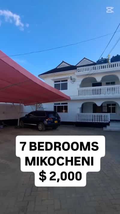 Nyumba ya vyumba 7 inapangishwa Mikocheni, Dar Es Salaam