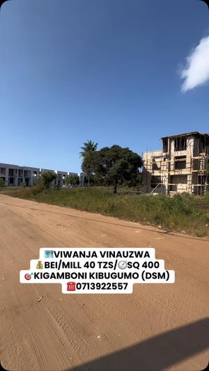Residential Plots for Sale in Kibugumo, Dar Es Salaam (400 sqm)