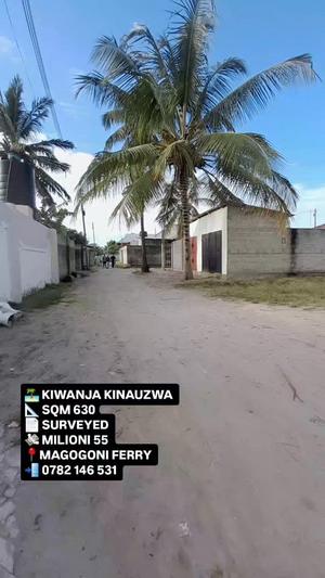 Kiwanja kinauzwa Kigamboni Magogo Ferry, Dar Es Salaam sqm 630