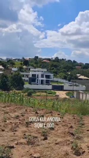 Kiwanja kinauzwa Goba Kulangwa, Dar Es Salaam (1000 sqm)