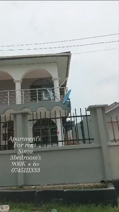 Nyumba/Apartment ya vyumba vitatu inapangishwa Sinza, Dar Es Salaam