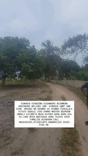 Kiwanja kinauzwa Kigamboni Mjimwema Ungindoni, Dar Es Salaam (500 sqm) Kiwanja kinauzwa Kigamboni Mjimwema Ungindoni, Dar Es Salaam (500 sqm)