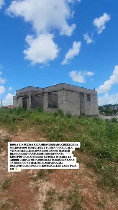 Nyumba ya vyumba vitatu inauzwa Kibada Chekechea, Dar Es Salaam (600 sqm)