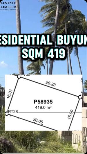 Kiwanja kinauzwa Kigamboni Buyuni Greencity, Dar Es Salaam (419 sqm) Kiwanja kinauzwa Kigamboni Buyuni Greencity, Dar Es Salaam (419 sqm)