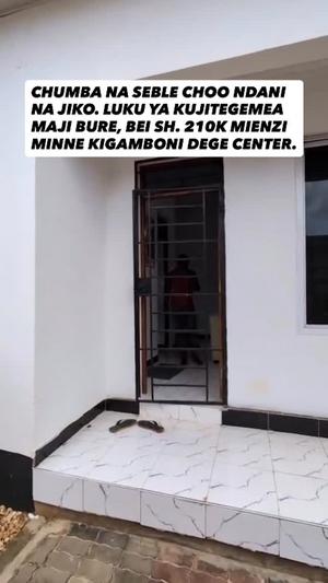 Nyumba ya chumba kimoja inapangishwa Dege Center, Kigamboni, Dar Es Salaam