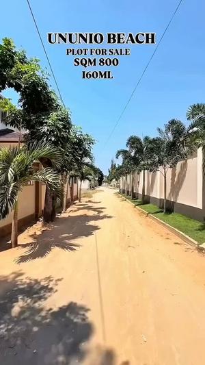 Kiwanja kinauzwa Ununio Beach, Dar Es Salaam (800 sqm)