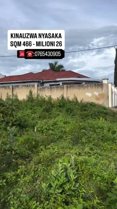 Kiwanja kinauzwa Nyasaka, Mwanza