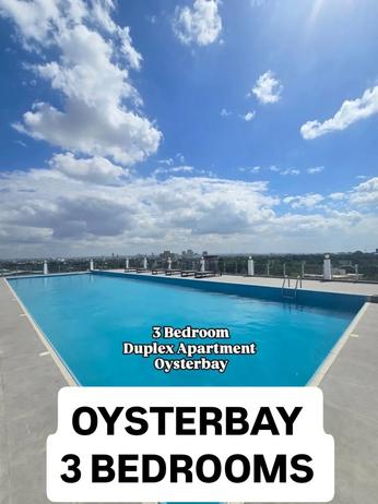 Apartment ya vyumba vitatu inapangishwa Oysterbay, Dar Es Salaam