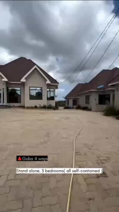 Nyumba ya vyumba vitatu inapangishwa Goba, Dar Es Salaam