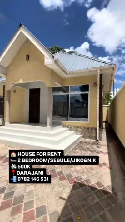 Nyumba ya vyumba viwili inapangishwa Kigamboni Darajani, Dar Es Salaam