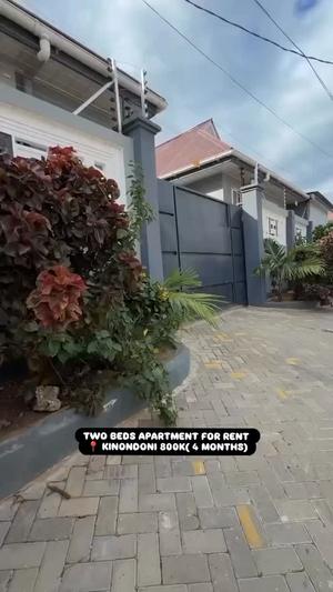 Apartment ya vyumba viwili inapangishwa Kinondoni, Dar Es Salaam