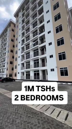 Apartment ya vyumba viwili inapangishwa Kawe Beach, Dar Es Salaam