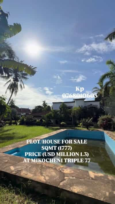 Nyumba ya vyumba vinne inauzwa Mikocheni, Dar Es Salaam (1777 sqm)
