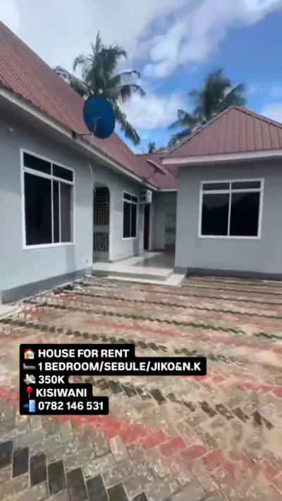 Nyumba ya chumba kimoja inapangishwa Kigamboni Kisiwani, Dar Es Salaam