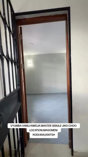 Nyumba ya vyumba viwili inapangishwa Magomeni, Dar Es Salaam