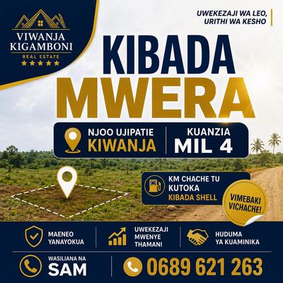 Plots for sale in Kibada Mwera, Dar Es Salaam Plots for sale in Kibada Mwera, Dar Es Salaam
