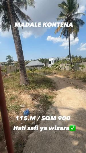 Kiwanja kinauzwa Madale Kontena, Dar Es Salaam (900 sqm) Kiwanja kinauzwa Madale Kontena, Dar Es Salaam (900 sqm)