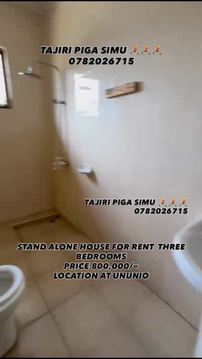 3 Bedrooms House for Rent in Ununio, Dar Es Salaam