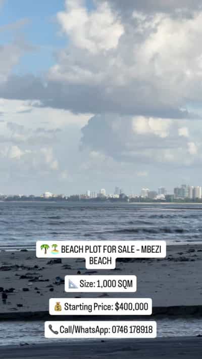 Beach Plot kinauzwa Mbezi Beach, Dar Es Salaam (1000 sqm)