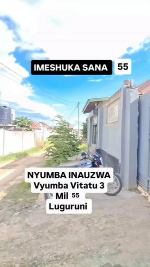 Nyumba ya vyumba vitatu inauzwa Mbezi Luguruni, Dar Es Salaam (500 sqm) Nyumba ya vyumba vitatu inauzwa Mbezi Luguruni, Dar Es Salaam (500 sqm)
