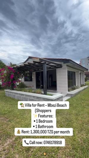 Villa ya chumba kimoja inapangishwa Mbezi Beach, Dar Es Salaam
