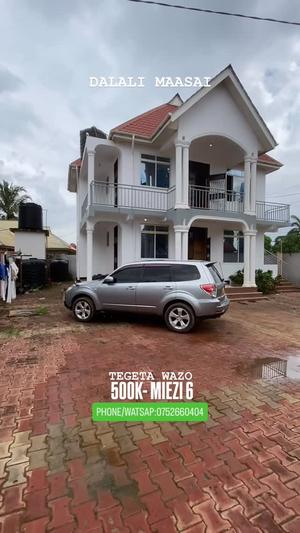 Nyumba ya vyumba viwili inapangishwa Tegeta Wazo, Dar Es Salaam