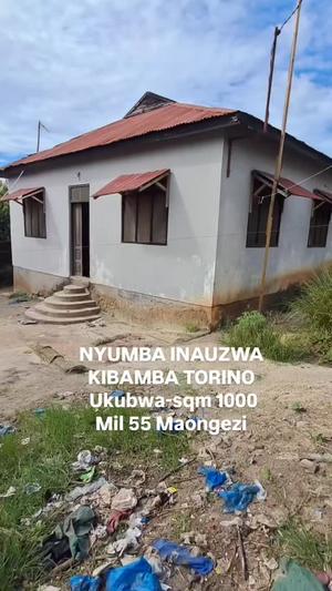 Nyumba inauzwa Kibamba Shule Torino, Dar Es Salaam (1000 sqm)