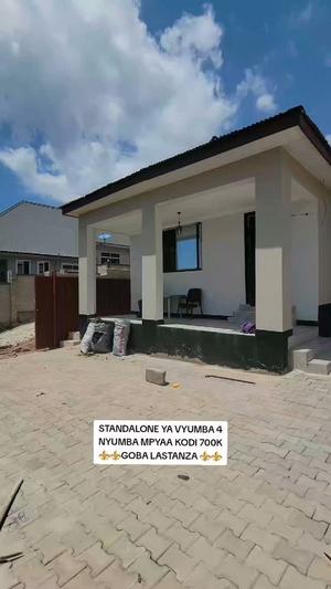 Nyumba ya vyumba vinne inapangishwa Goba Lastanza Boda 1000, Dar Es Salaam