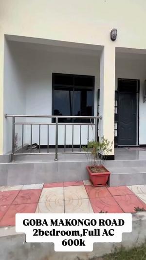 Apartment ya vyumba viwili inapangishwa Goba Makongo Road, Dar Es Salaam
